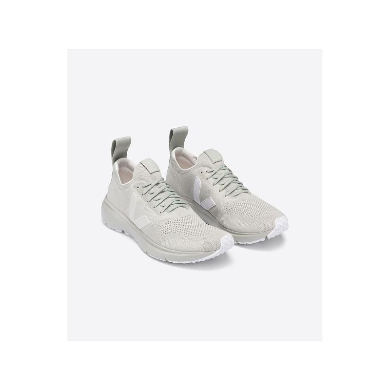 Zapatillas Veja Hombre España - Rick Owens Tenis Blancas Gris ES983388